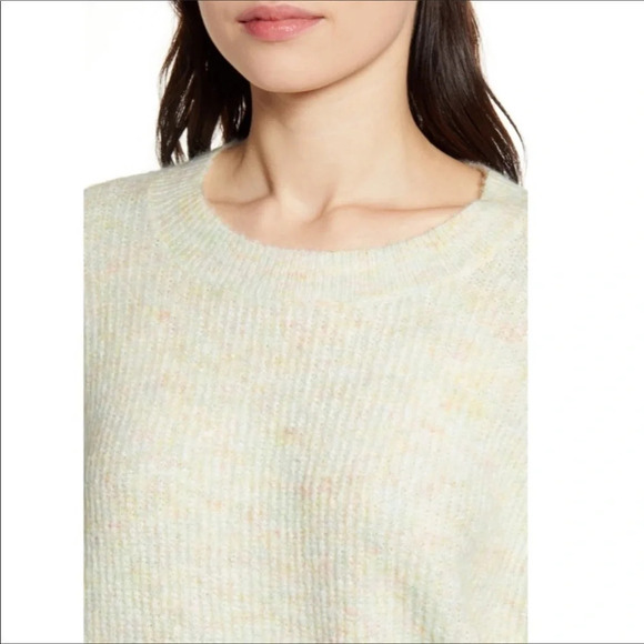 BP Nordstrom Marl Knit Pullover Sweater Pastel XS - Picture 5 of 10
